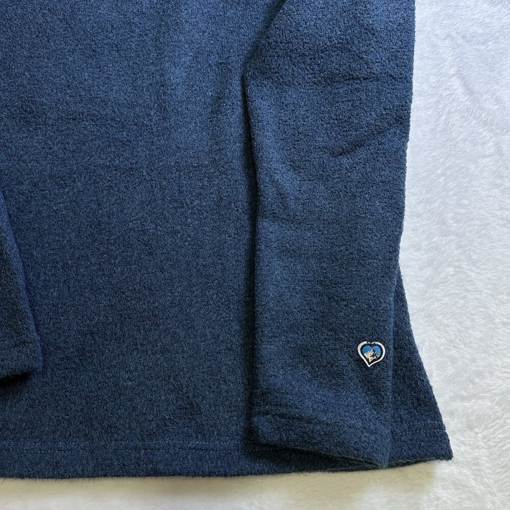 Kuhl Womens Small Blue Quarter Zip Fleece Pullover Sweater Outdoor Hiking - Picture 6 of 8